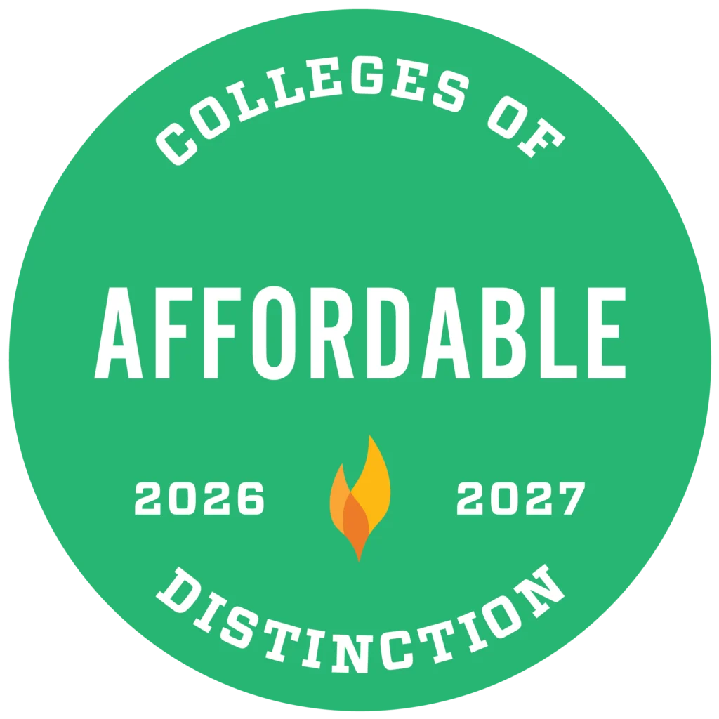 Colleges of Distinction - 2026/2027 Affordable Colleges Badge