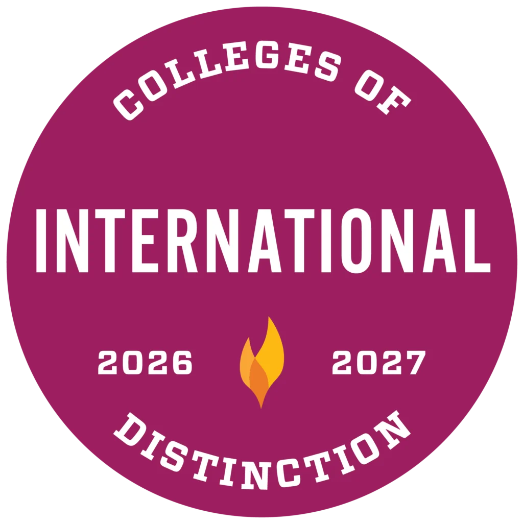 Colleges of Distinction - 2026/2027 International Badge